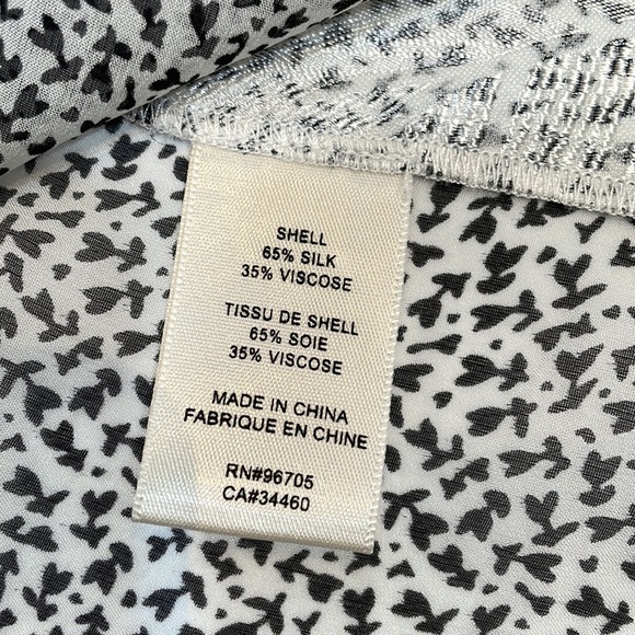 Rebecca Taylor Top Blouse Silk 0 Toes At The Neck EUC - Picture 9 of 10